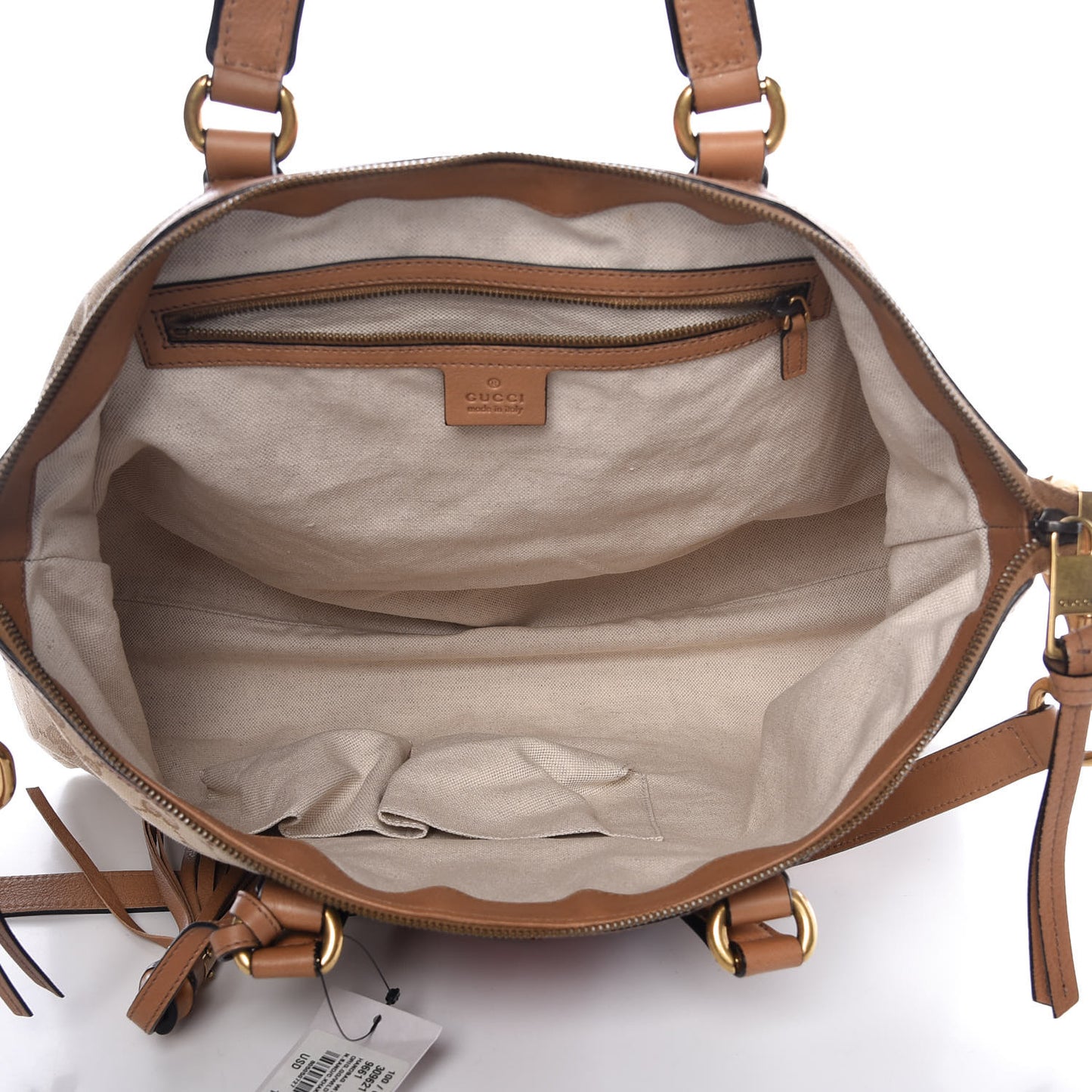 Monogram Web Medium Rania Top Handle Bag Sand