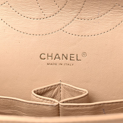 Chanel Caviar Quilted Jumbo Double Flap Beige Clair 6 of 17