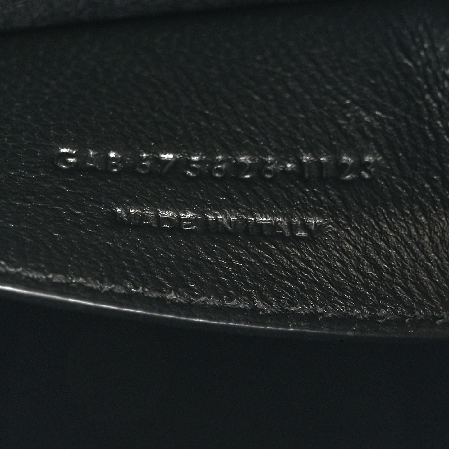 Shiny Calfskin Crocodile Embossed Manhattan Baguette Black