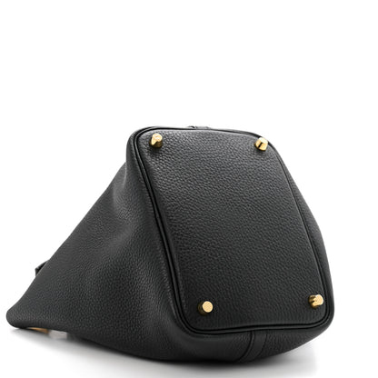 Hermes Taurillon Clemence Picotin Lock 18 PM Black 4 of 14