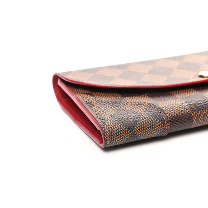 Louis Vuitton Damier Ebene Caissa Wallet Cherry 7 of 8