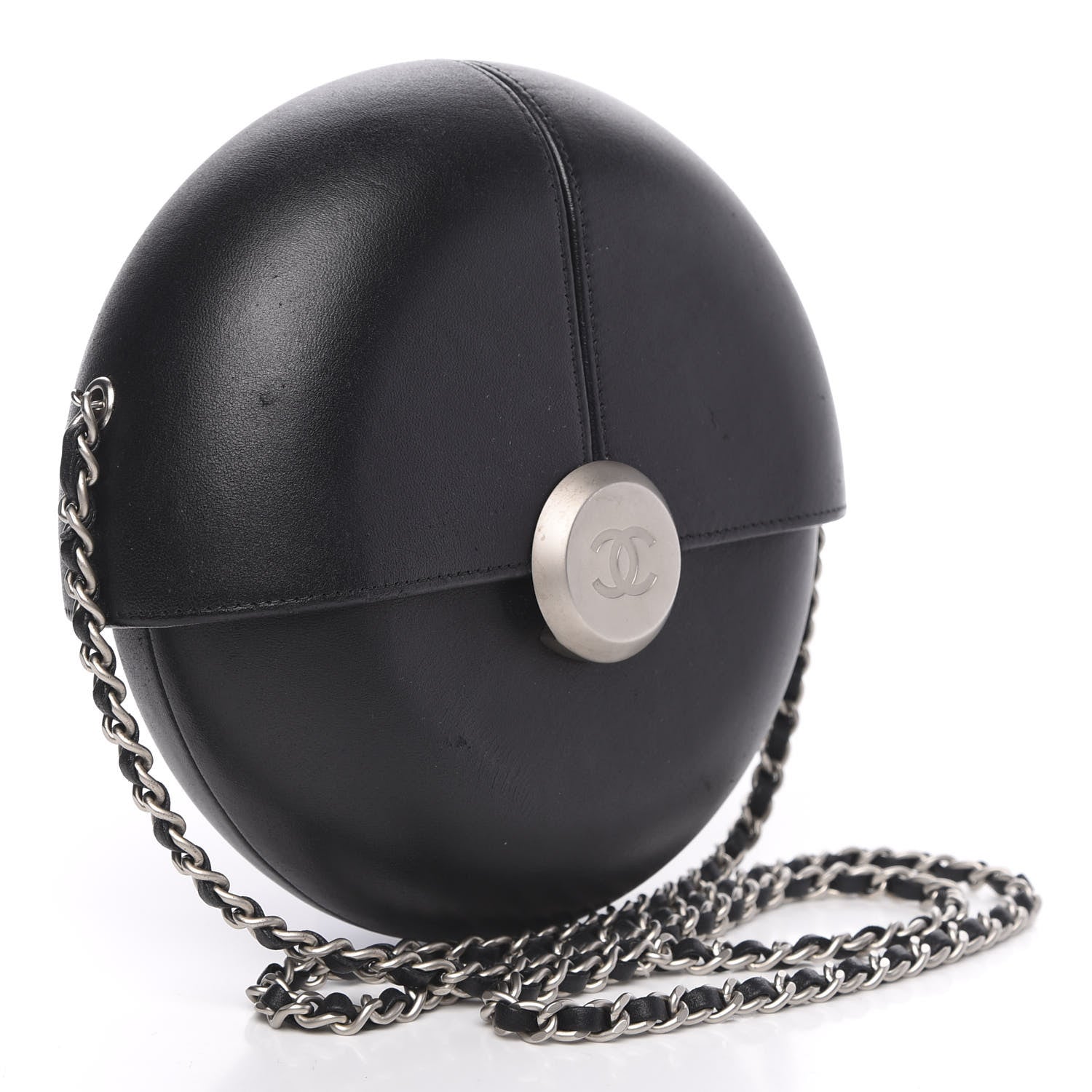 Chanel Lambskin Evening In the Air Bag Black 3 of 12