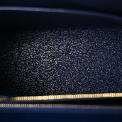 Hermes Box Kelly Sellier 25 Bleu Saphir 5 of 11