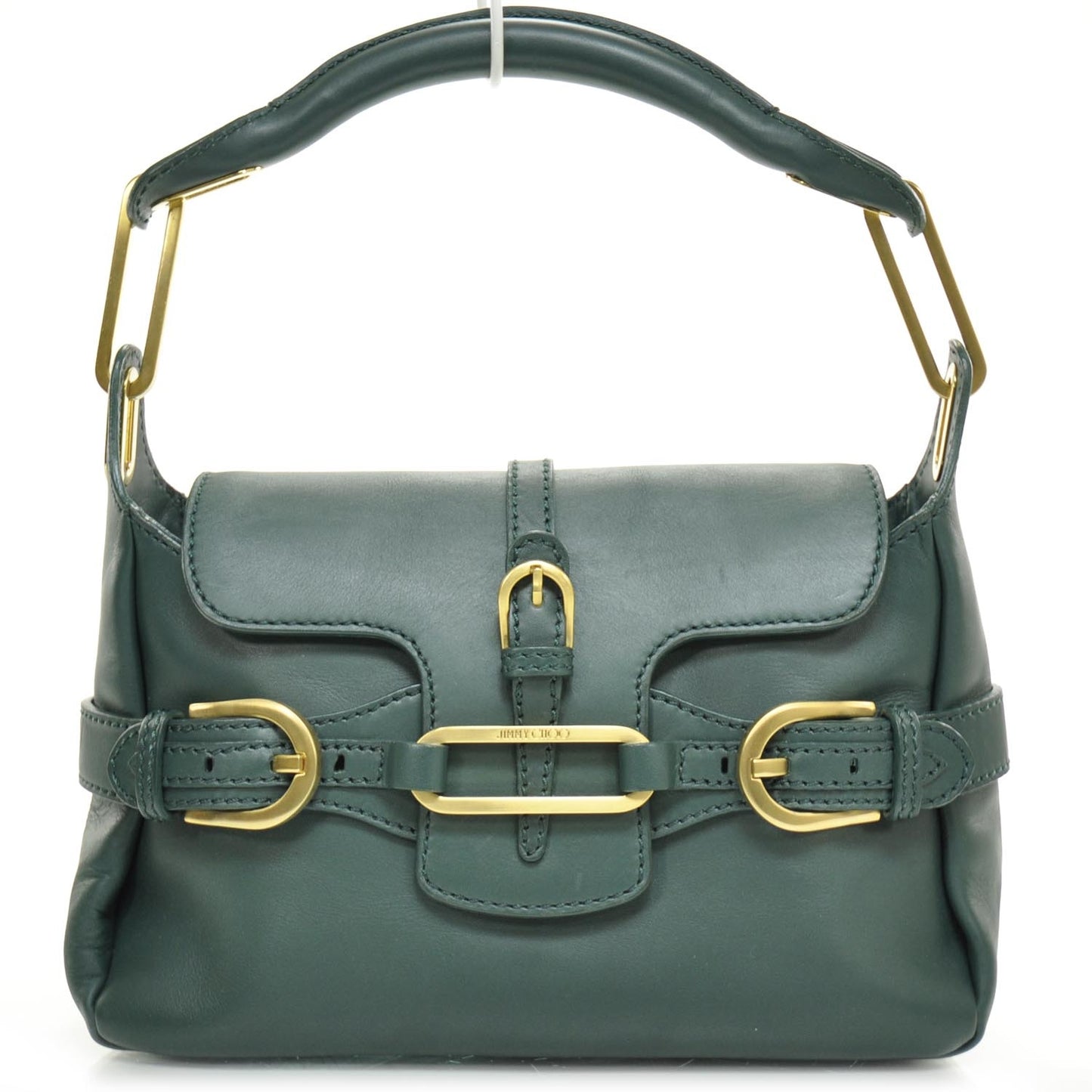 Leather Torquay Flap Bag Green