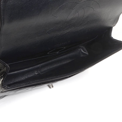 Chanel Patent Quilted Maxi Double Flap Black 5 of 9