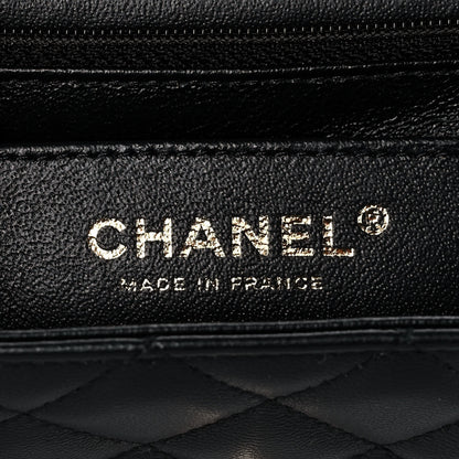 Chanel Lambskin Quilted Mini Coco Charms Rectangular Flap Black 6 of 12