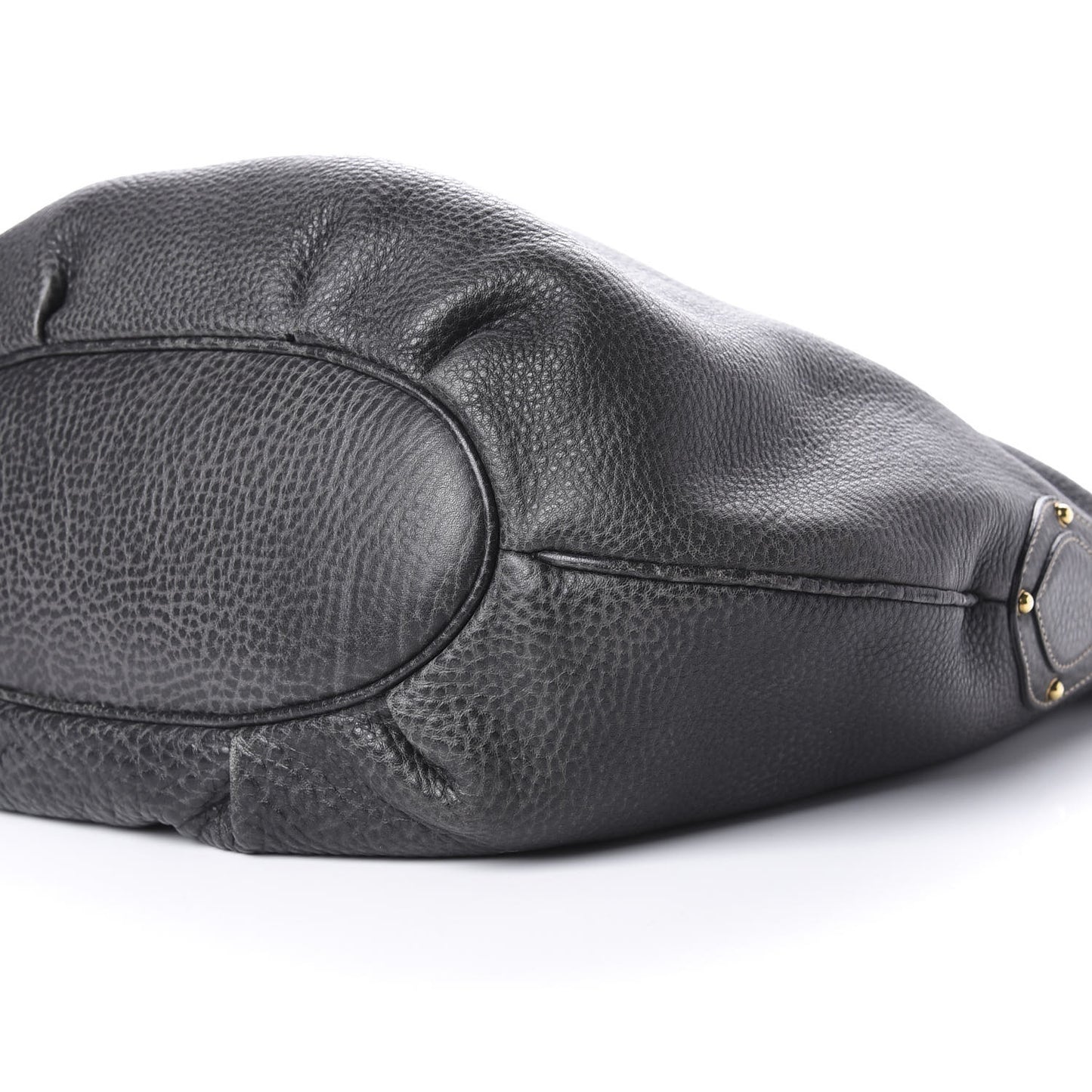 Pebbled Calfskin Medium Pelham Hobo Black