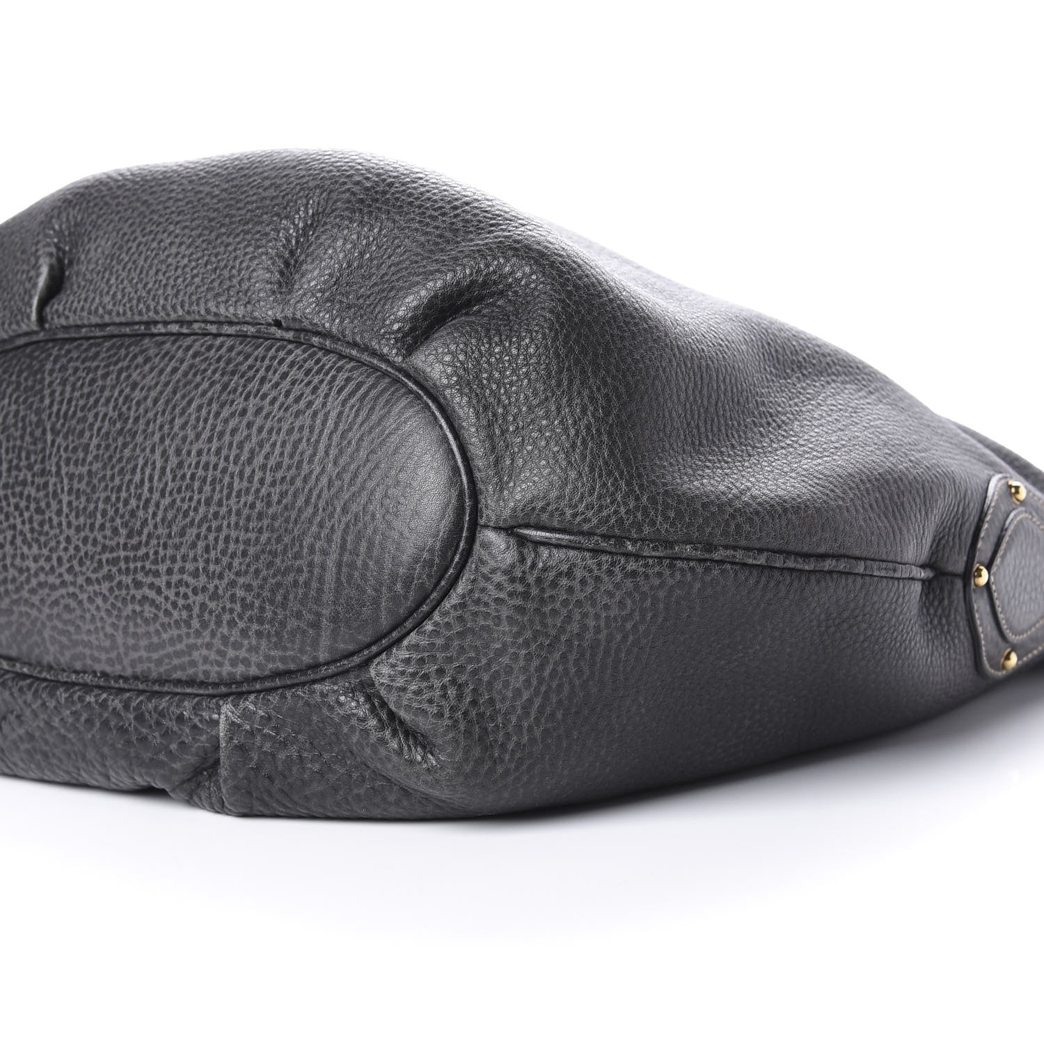 Gucci Pebbled Calfskin Medium Pelham Hobo Black 9 of 10