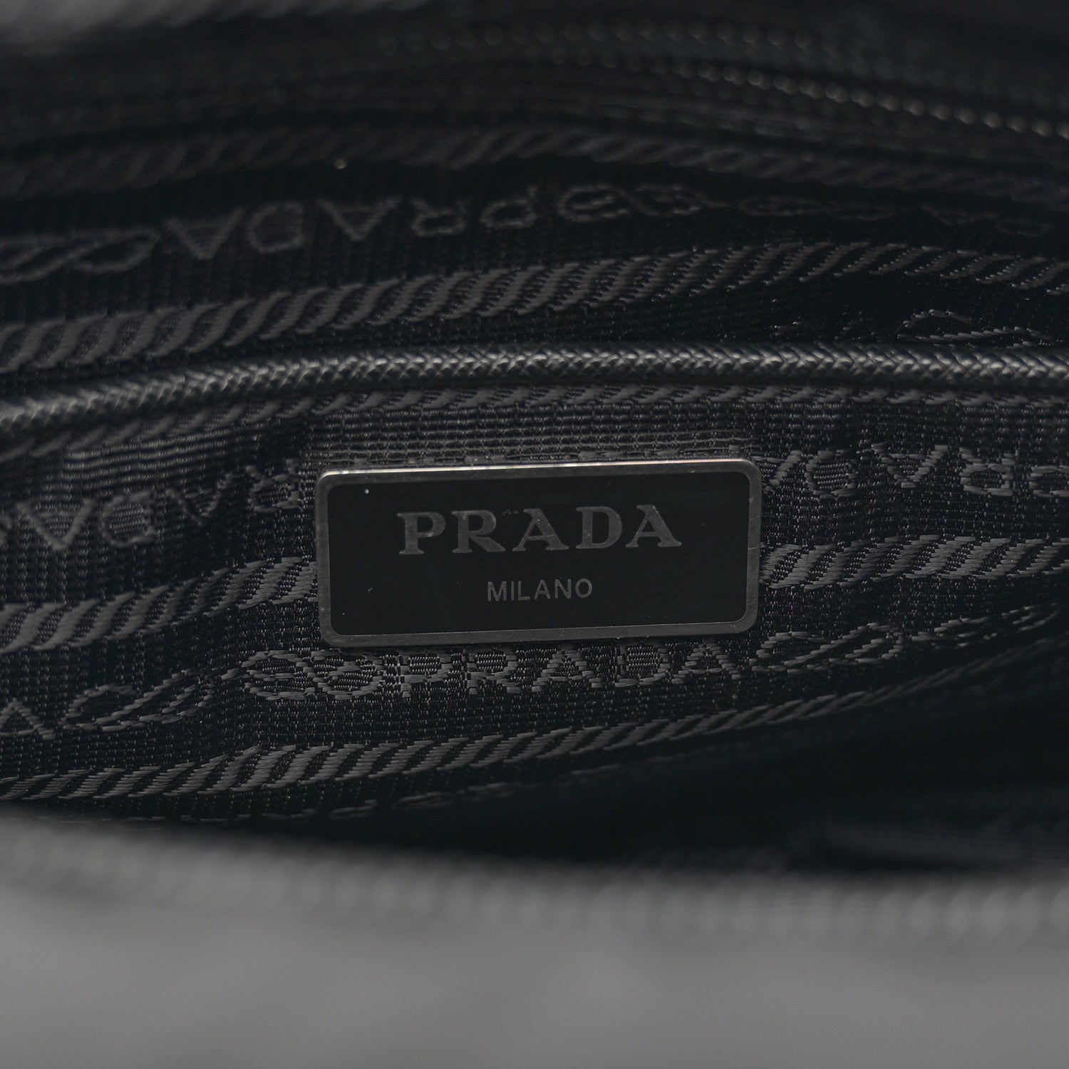 Prada Nylon Vela Messenger Black 6 of 11