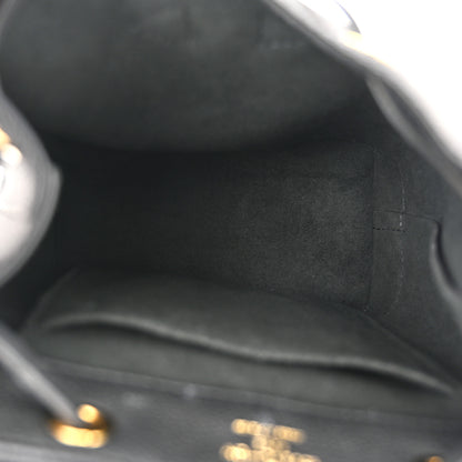 Louis Vuitton Calfskin Lockme Mini Backpack Black 5 of 13