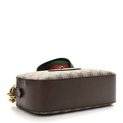 Gucci GG Supreme Monogram Web Neo Vintage Shoulder Bag Beige New Acero Crop 4 of 11