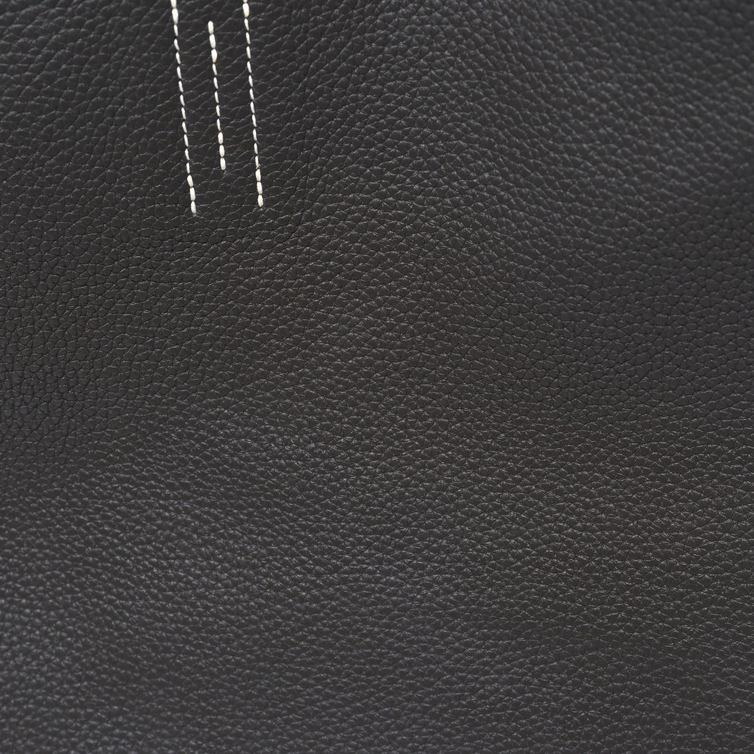 Hermes Taurillon Clemence Double Sens 36 Reversible Tote Graphite Bleu Electrique 15 of 16