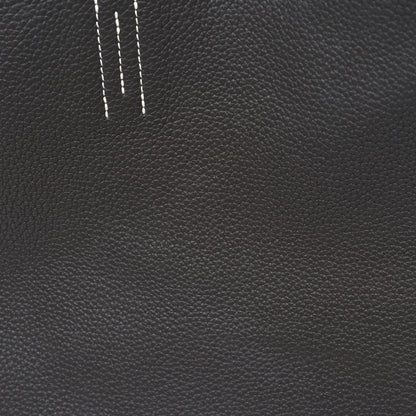 Hermes Taurillon Clemence Double Sens 36 Reversible Tote Graphite Bleu Electrique 15 of 16