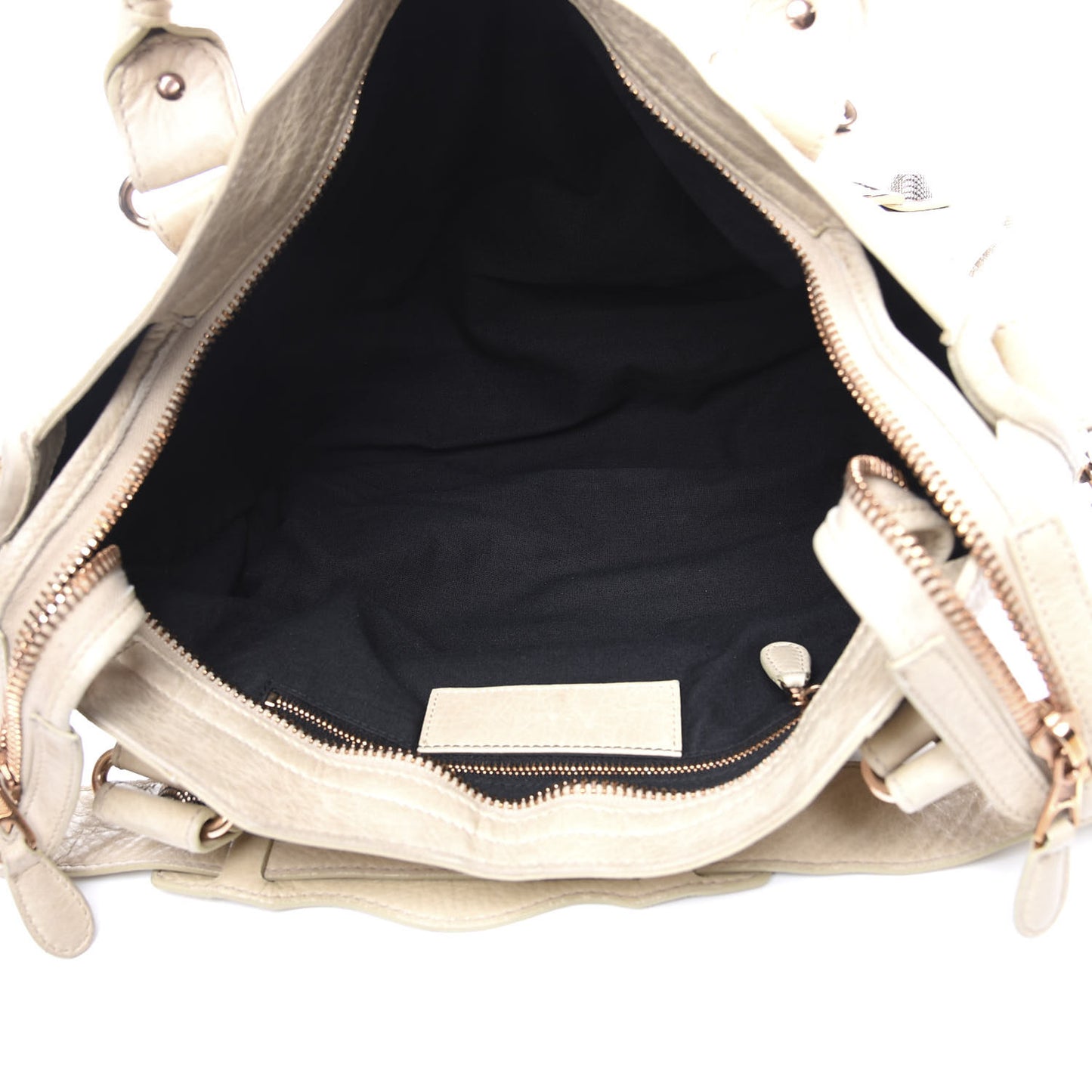Agneau Giant 21 Rose Gold Hardware City Praline