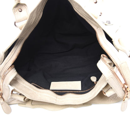 Balenciaga Agneau Giant 21 Rose Gold Hardware City Praline 4 of 11