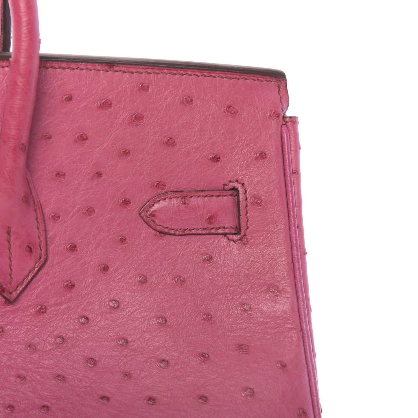 Ostrich Birkin 35 Fuchsia