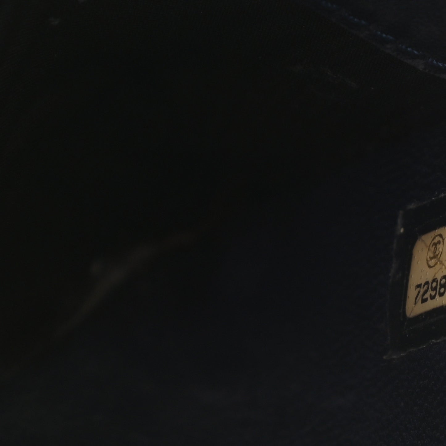 Lambskin Quilted Chocolate Bar Long Wallet Black