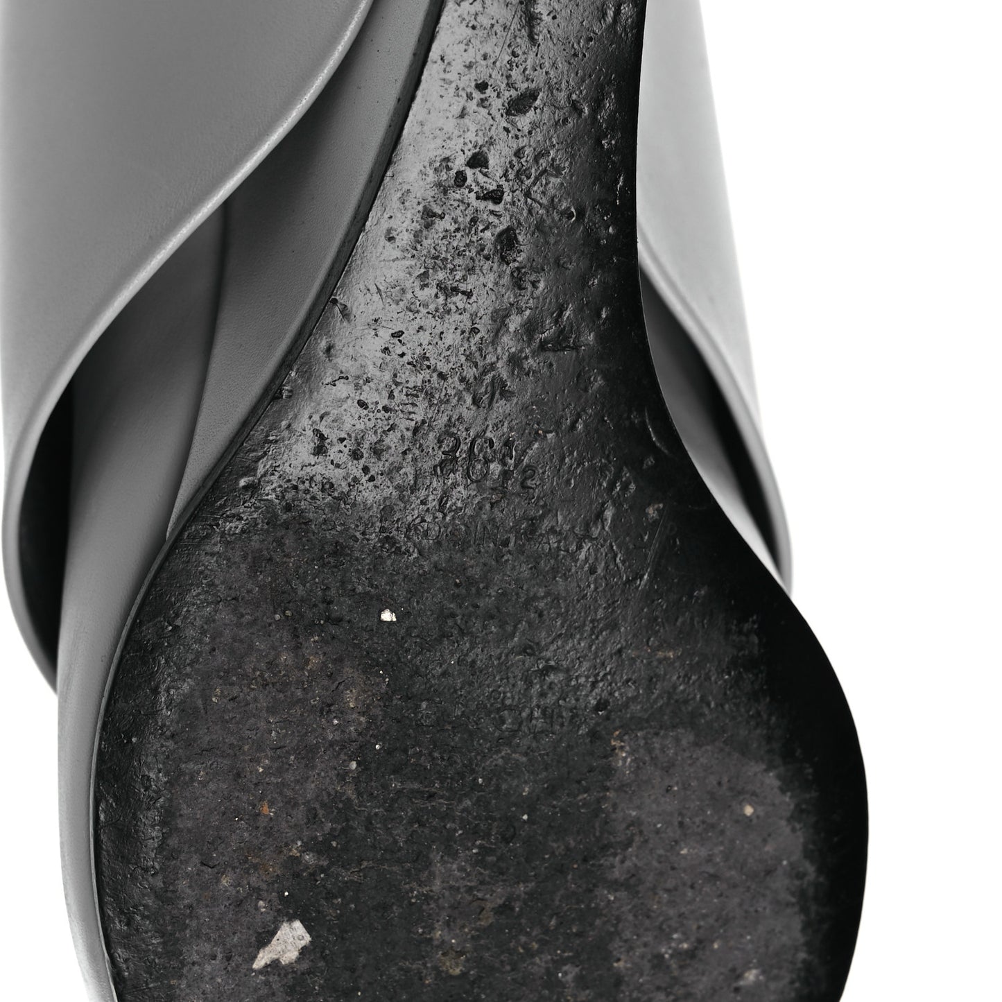 Calfskin Shark Lock Pant Boots 36.5 Grey