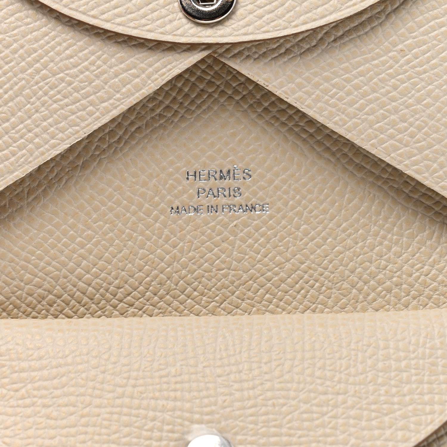 Hermes Epsom Calvi Duo Card Case Craie 5 of 7