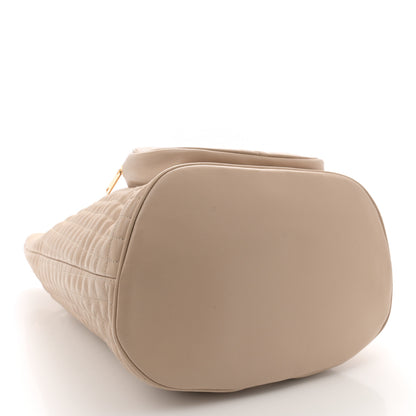 Celine Calfskin Quilted Medium C Backpack Beige 4 of 11