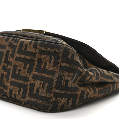 Fendi Zucca Vitello Artic Small Messenger Bag Tobacco Castagna 9 of 12