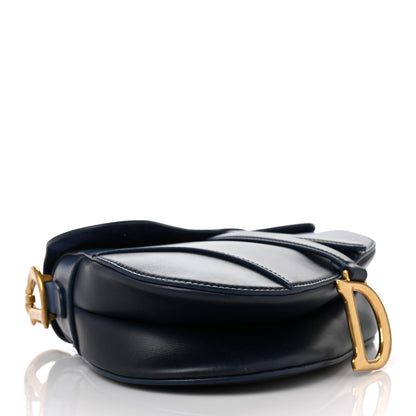 Christian Dior Calfskin Gradient Saddle Bag Indigo Blue 4 of 9