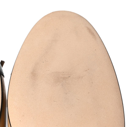 Chanel Lambskin CC Cap Toe Ballerina Flats 36 Beige Black 8 of 9