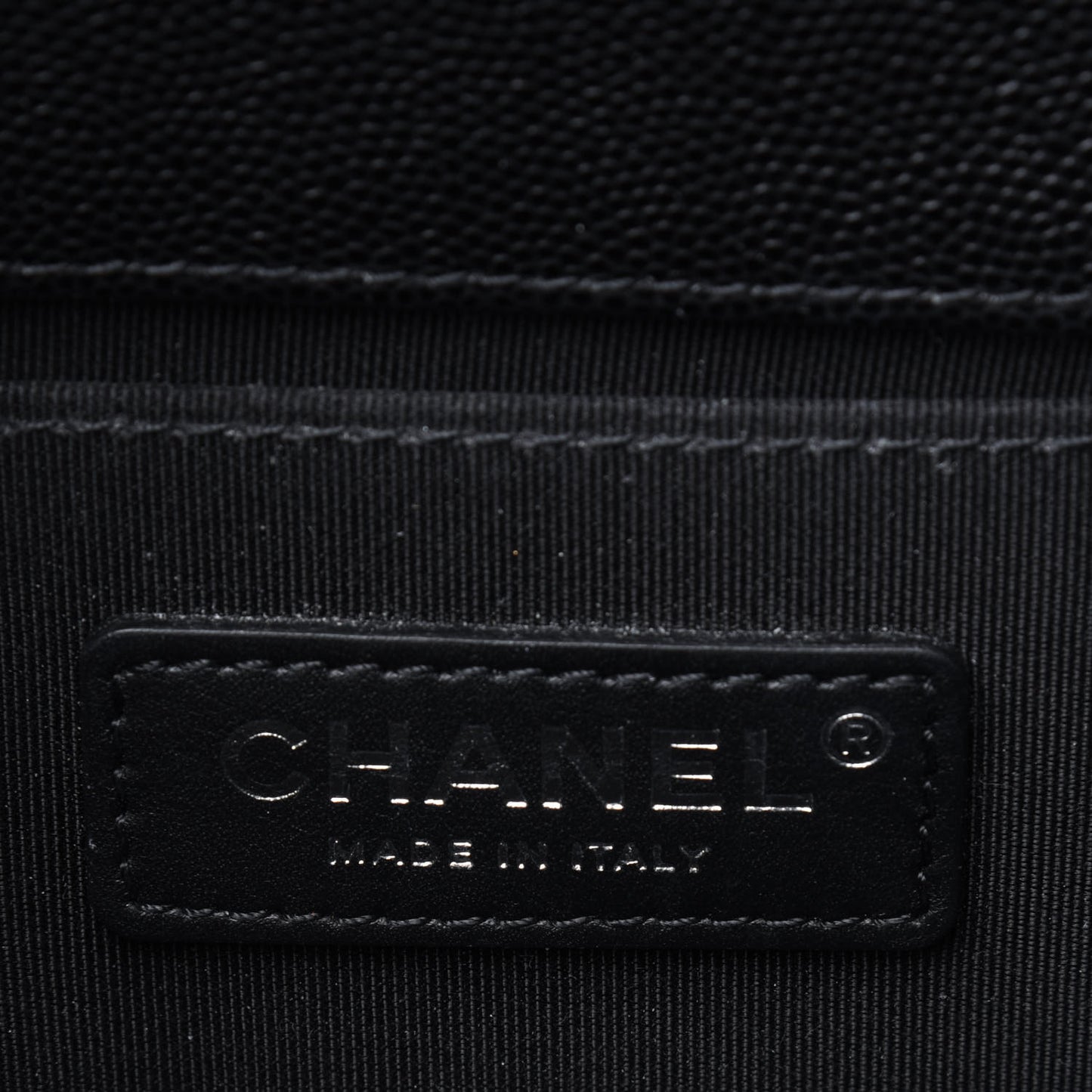 Caviar Quilted Small Boy Flap Black