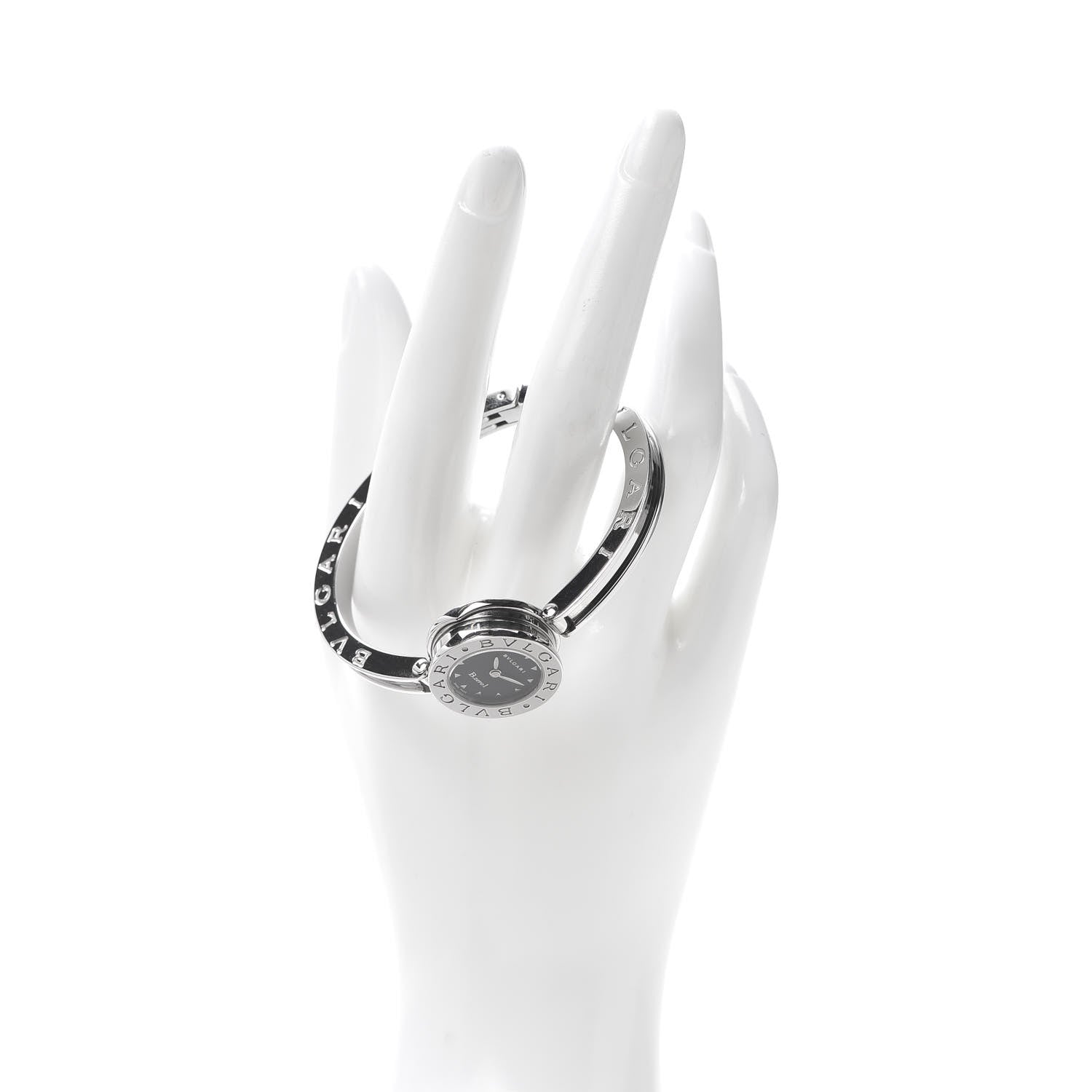 Bulgari Stainless Steel 22mm B.Zero1 Quartz Watch Black 2 of 7