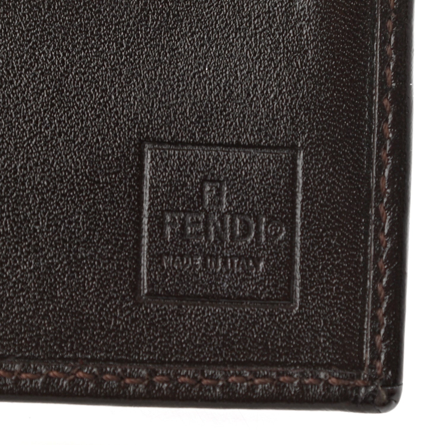 Fendi Zucca Compact Wallet Tobacco 6 of 9