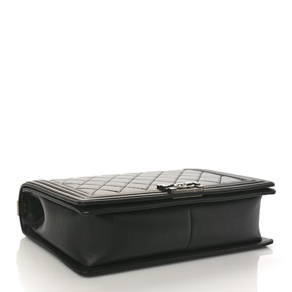 Chanel Calfskin Quilted Large Boy Flap Black 4 of 13