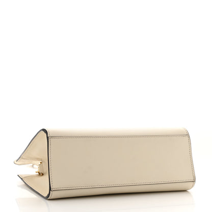 Gucci Calfskin Marmont Ribbon Top Handle Bag White 4 of 17