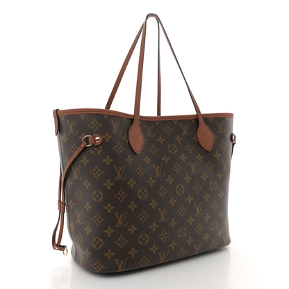 Louis Vuitton Monogram Calfskin Neo Neverfull Inside Out MM Tan 5 of 17