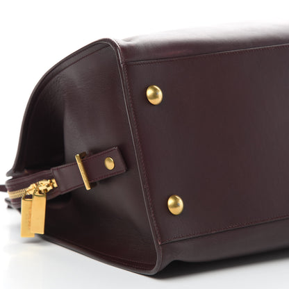 Saint Laurent Calfskin Medium Classic Y Cabas Bordeaux 9 of 17