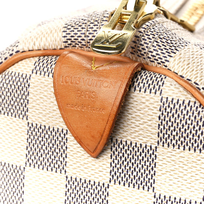 Louis Vuitton Damier Azur Keepall 50 13 of 15