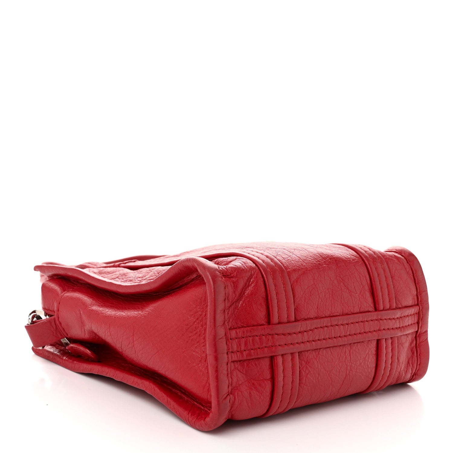 Balenciaga Agneau Arena XXS Bazar Shopper Tote Rouge Cardinal 4 of 11