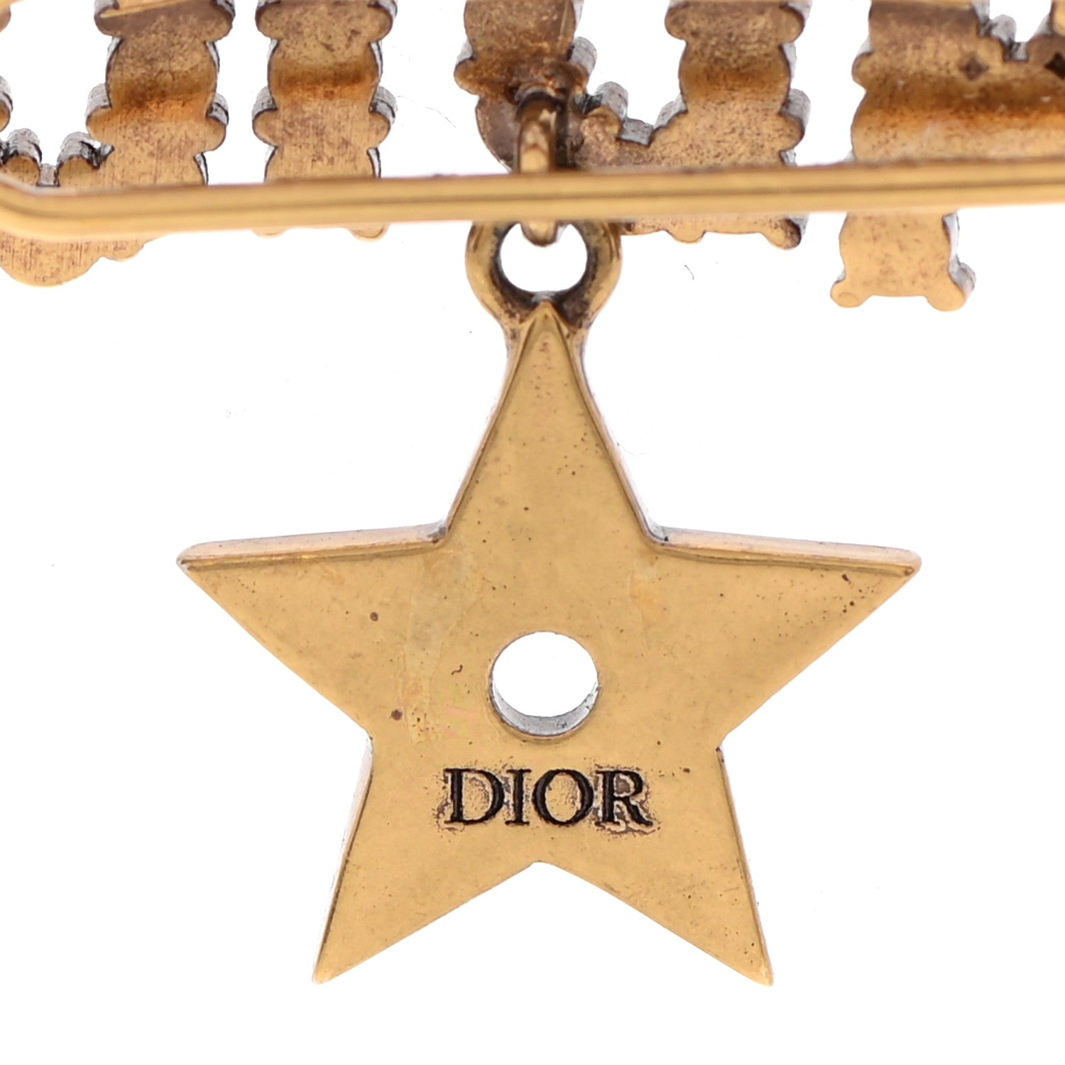 Christian Dior Crystal J'Adior Star Barrette 3 of 4