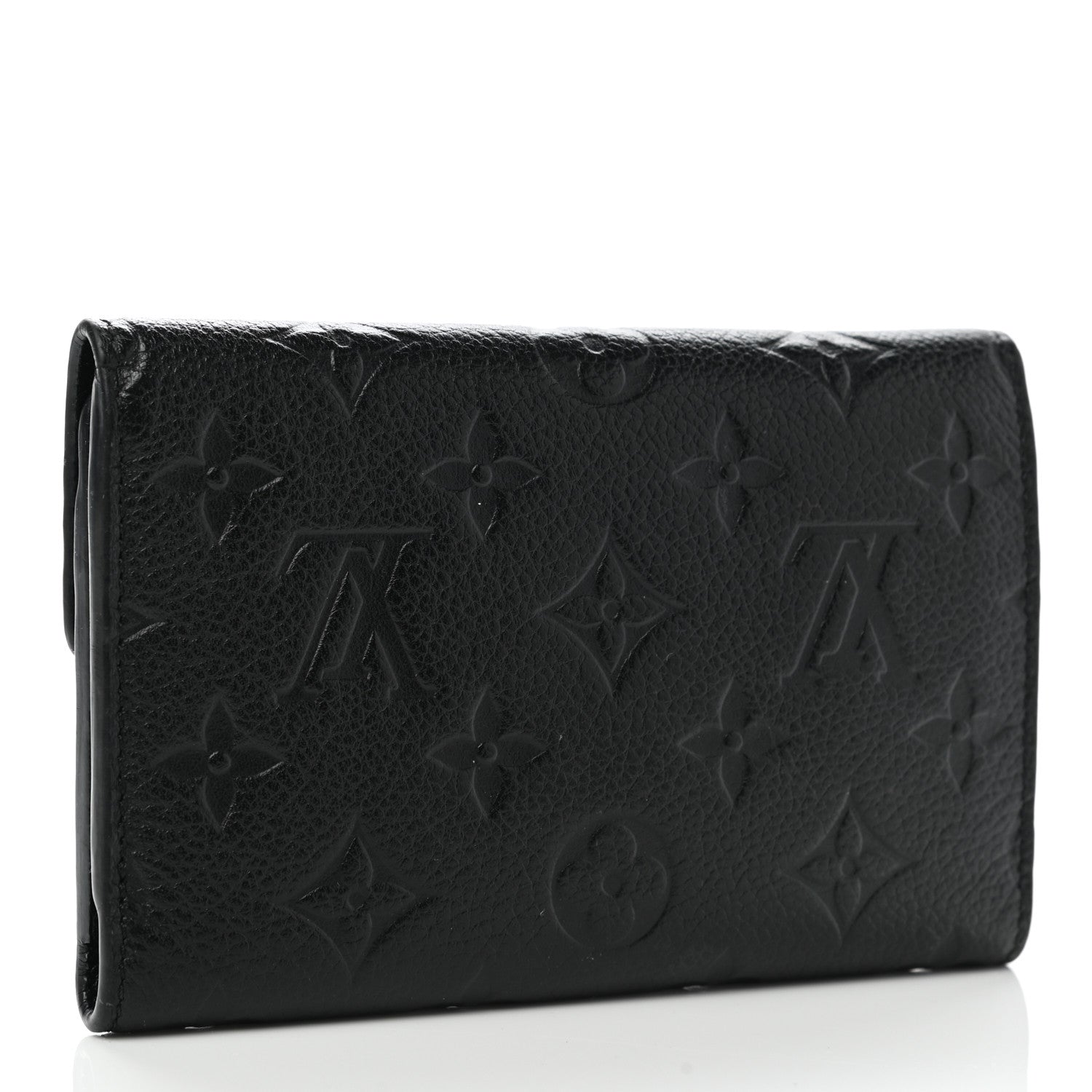 Louis Vuitton Empreinte Compact Curieuse Wallet Black 3 of 9