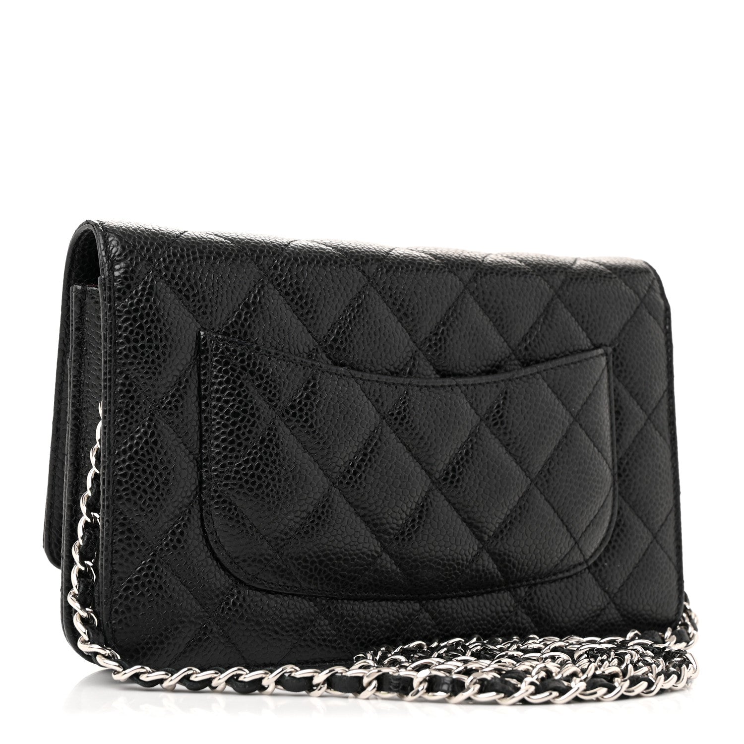 Chanel Caviar Quilted Wallet on Chain WOC Black 3 of 12