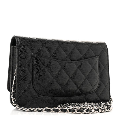 Chanel Caviar Quilted Wallet on Chain WOC Black 3 of 12