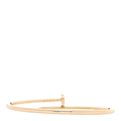 Cartier 18K Yellow Gold Small Juste Un Clou Bracelet 17 2 of 3
