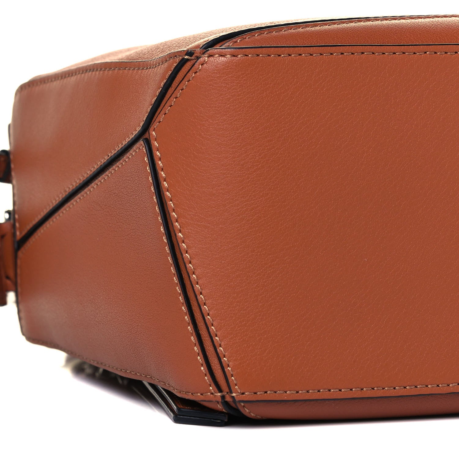 Loewe Calfskin Small Puzzle Bag Tan 8 of 9