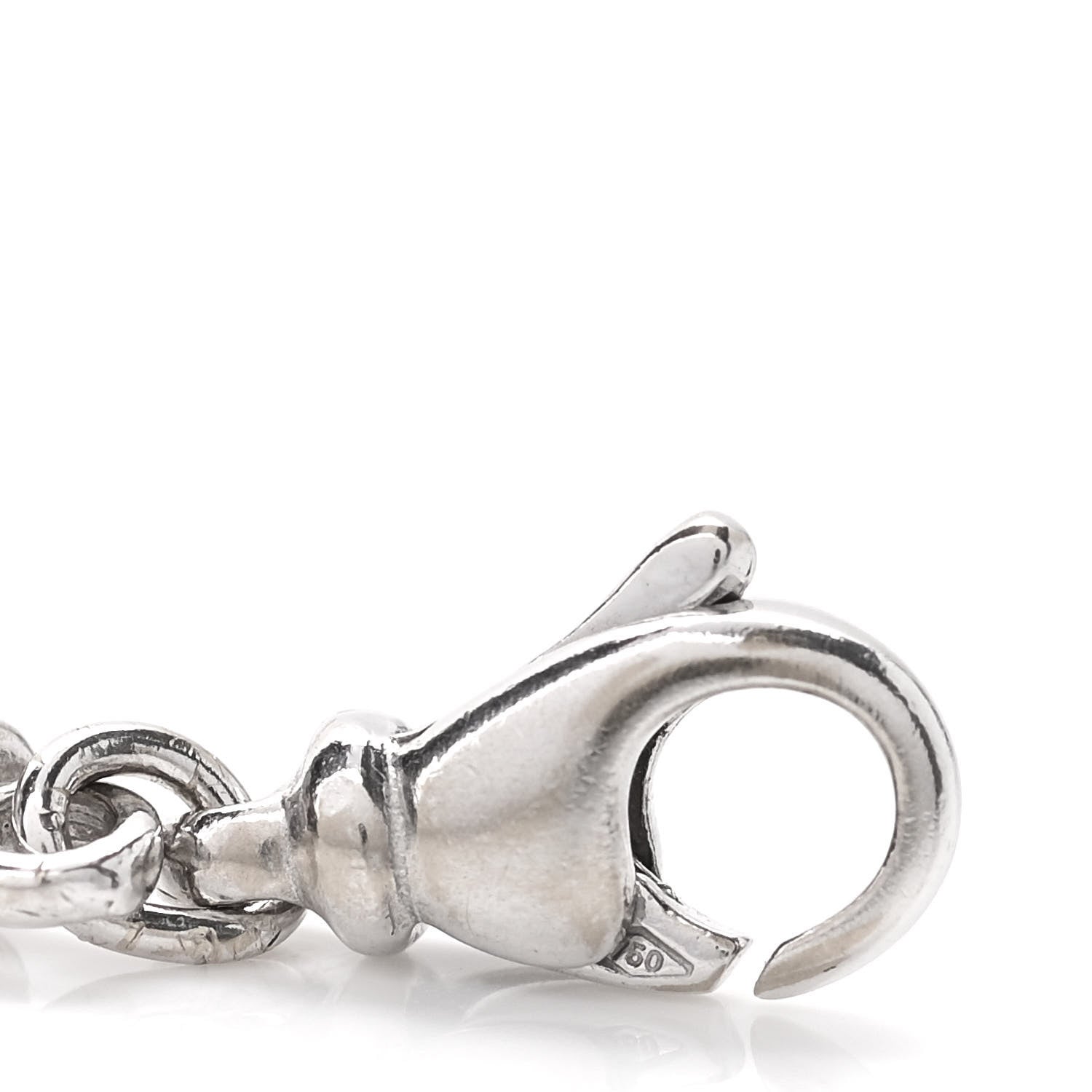 Bulgari 18K White Gold B.Zero1 Pendant Necklace 10 of 10