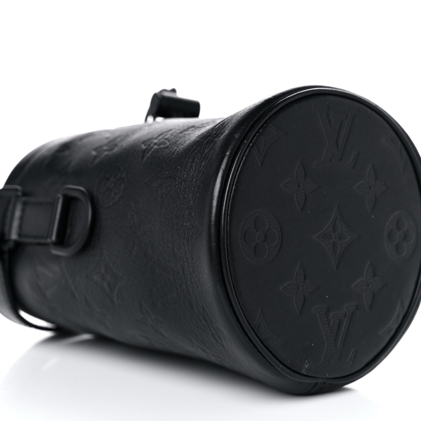 Shadow Monogram Chalk Nano Bag Black