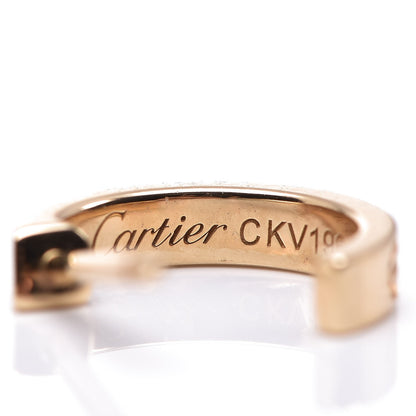 Cartier 18K Yellow Gold Small LOVE Hoop Earrings 4 of 7