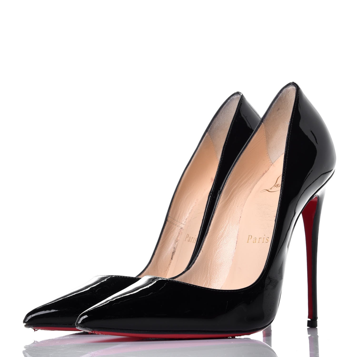 Christian Louboutin Patent So Kate 120 Pumps 35.5 Black 3 of 9
