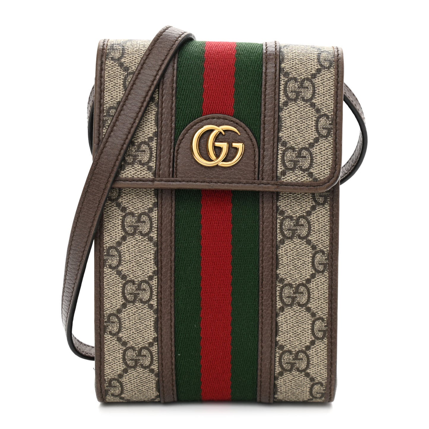 GG Supreme Monogram Web Mini Ophidia Crossbody Bag Beige New Acero