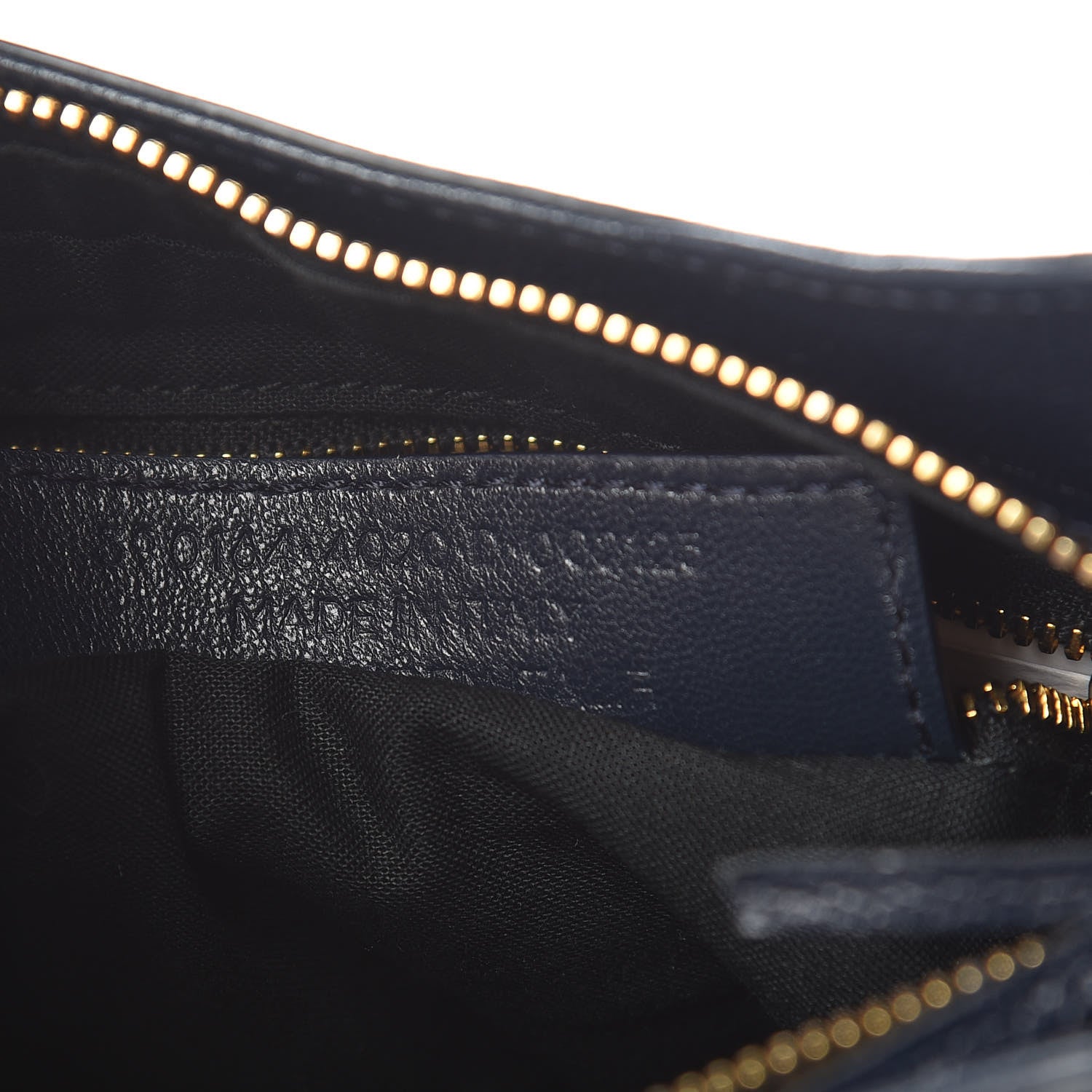 Balenciaga Chevre Gold Metallic Edge Hardware Hip Bleu Nuit 7 of 10