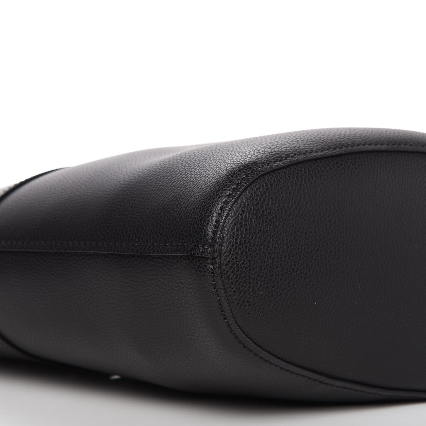 Smooth Grained Calfskin Small Aby Tote Black