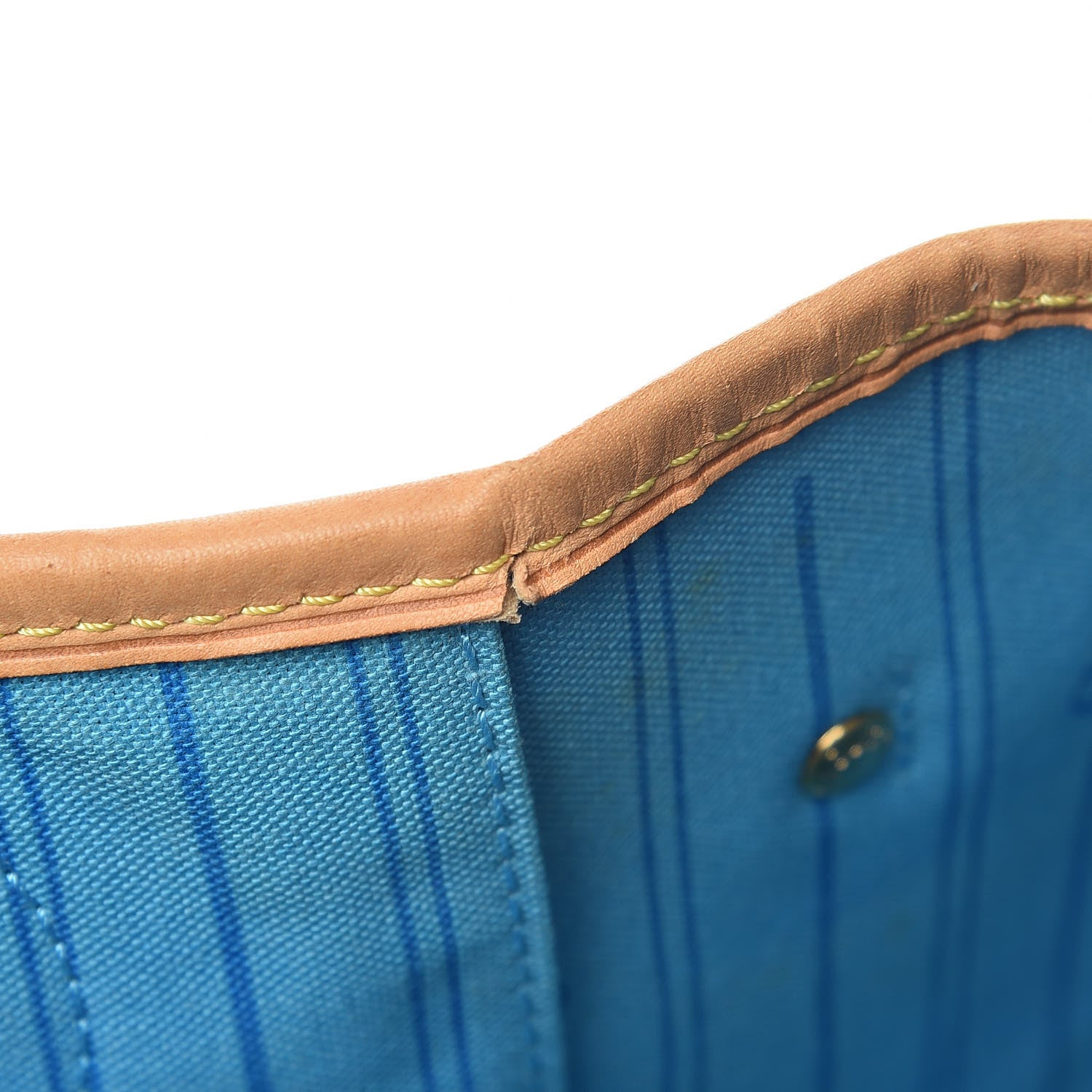 Louis Vuitton Monogram My LV Heritage Neverfull MM Blue Clair White 8 of 10